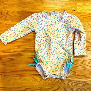 Ruffle Butts One Piece Rash Guard 18-24M